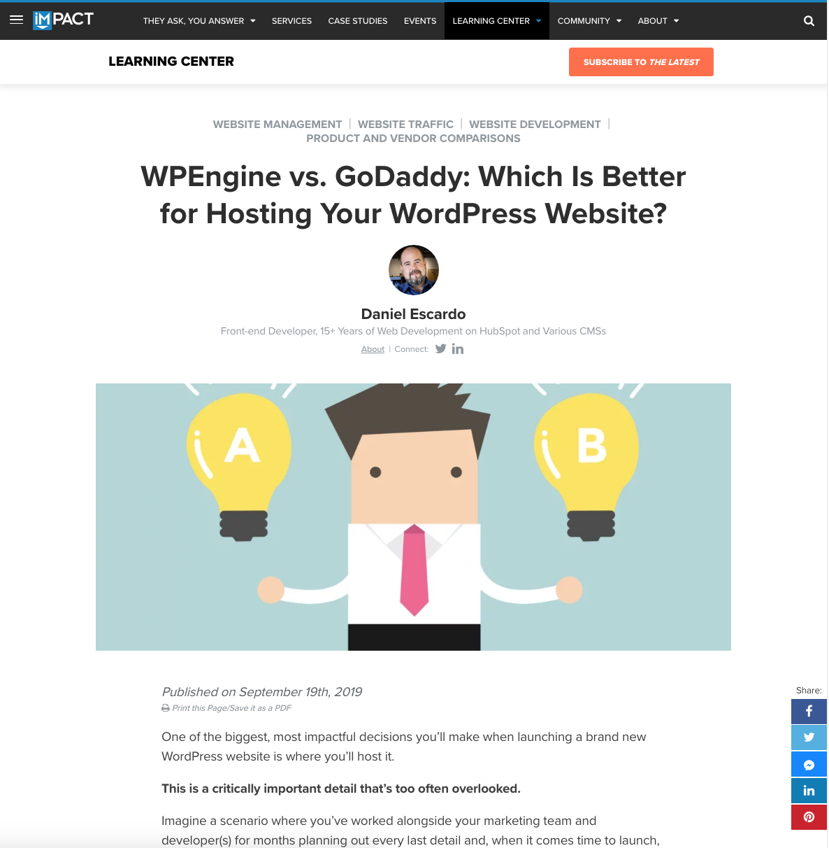 27 Best Business Blog Post Examples IMPACT